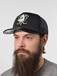 Бейсболка MITCHELL NESS арт. HT11406-ADUBLCK Anaheim Ducks NHL (черный)